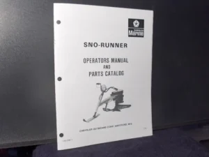 Snowrunner Snowbunny Dodge Charger Superbee OEM manual